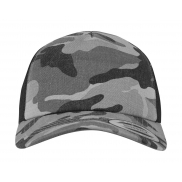 Czapka z daszkiem Camo - dark camo/black