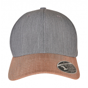 Czapka z daszkiem 110 Melange Mix - grey/khaki