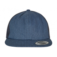 Czapka z daszkiem Denim Trucker - blue raw