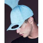 Czapka z daszkiem Flexfit Heatherlight - melange dark grey