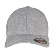 Czapka z daszkiem Flexfit Heatherlight - melange grey