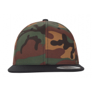 Czapka z daszkiem Classic Snapback 2-Tone Camo - green camo/black