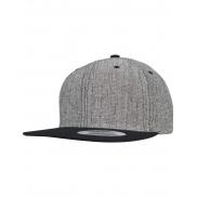 Czapka z daszkiem Melange Solid Snapback