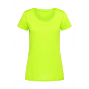 Damska koszulka Cotton Touch - cyber yellow