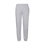 Spodnie treningowe ze ściągaczami - heather grey