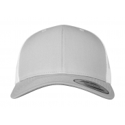 Dwukolorowa czapka Retro Trucker - silver/white