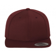 Dziecięca czapka z daszkiem Classic Snapback - maroon