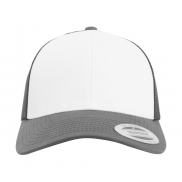 Retro Trucker Colored Front - dark grey/white/dark grey
