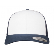 Retro Trucker Colored Front - navy/white/navy