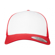 Retro Trucker Colored Front - red/white/red