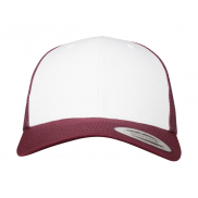 Retro Trucker Colored Front - maroon/white/maroon