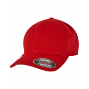 Czapka z daszkiem Flexfit Wooly Combed Waterrepell - white