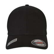 Czapka z daszkiem Flexfit Wooly Combed Waterrepell - black