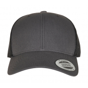 Dwukolorowa czapka Retro Trucker - charcoal/black