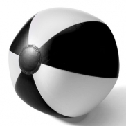 Dmuchana piłka plażowa - czarny