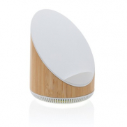 Głośnik bezprzewodowy 5W, szybka ładowarka bezprzewodowa 15W - brązowy