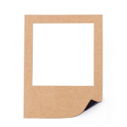 Ramka do zdjęć z magnesem - jasnobrązowy