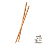 Zestaw pałeczek kokosowych, 2 el. - brązowy