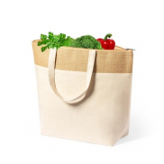 Bawełniana torba termoizolacyjna - beżowy