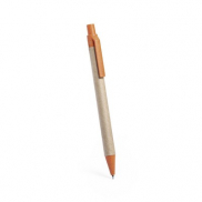 Długopis z kartonu z recyklingu - pomarańczowy