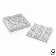 Drewniana gra Sudoku - biały