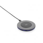 Ładowarka bezprzewodowa 10W Terra, aluminium z recyklingu - szary