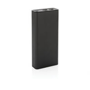 Power bank 20000 mAh Terra, aluminium z recyklingu - szary