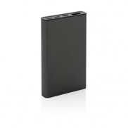 Power bank 5000 mAh Terra, aluminium z recyklingu - szary