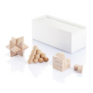 Zestaw 3 łamigłówek - biały