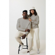 Bluza z niebarwionej bawełny z recyklingu Iqoniq Denali - szary - L