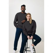 Luźna bluza z bawełny z recyklingu Iqoniq Kruger - czarny - L