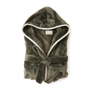 Szlafrok VINGA Louis RPET S/M - zielony