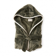 Szlafrok VINGA Louis RPET S/M - zielony