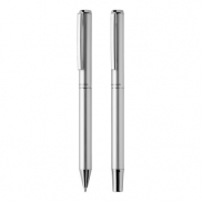 Zestaw piśmienny Swiss Peak - srebrny