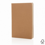 Notatnik A5, twarda okładka - brązowy