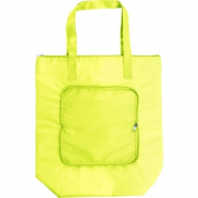 Składana torba termoizolacyjna, torba na zakupy - limonkowy