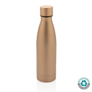 Butelka termiczna 500 ml, stal nierdzewna z recyklingu - złoty