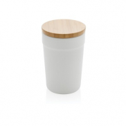 Kubek podróżny 300 ml z PP z recyklingu - biały