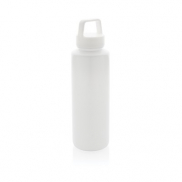 Butelka sportowa 500 ml z plastiku z recyklingu - biały
