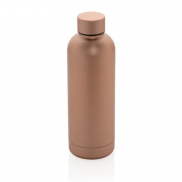 Butelka termiczna 500 ml, stal nierdzewna z recyklingu - brązowy