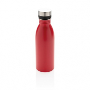 Butelka sportowa 500 ml ze stali nierdzewnej z recyklingu - czerwony