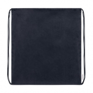 Worek ze sznurkiem z bawełny organicznej - czarny