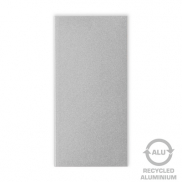 Power bank 4000 mAh z aluminium z recyklingu - srebrny