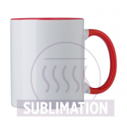 Kubek ceramiczny 300 ml - czerwony