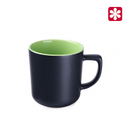 Kubek Rico Supreme czarno/jasnozielony