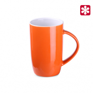 Kubek Fox pomarańczowy/biały