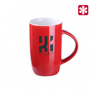 Kubek Fox czerwony/biały