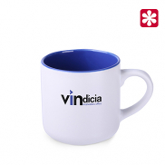 Kubek Diego Pure biało/reflex blue