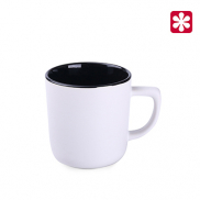 Kubek Rico Pure biało/czarny
