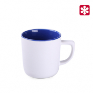 Kubek Rico Pure biało/reflex blue